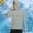Gray, variant on Camo T-Shirt Sun Shirt with Mask Mens Clothes Hooded Big & Tall Long Sleeve Work Shirt,White,S