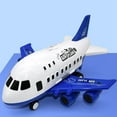 thumbnail image 6 of 6 vehicles Set Passenger Airplane Toy for Children Air Cargo Blue _6 Cars, 6 of 7