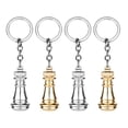thumbnail image 3 of Raindrops Assorted Color Chess Keychain Alloy Bag Pendant for Decoration Perfect Gift for Chess Lovers 4pcs, 3 of 8