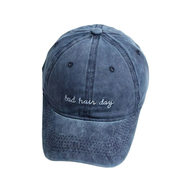 Women Baseball Cap Men Casquette Dyed Baseball Hat Snapback Caps Hats Bad Hair Day Adjustable Caps