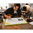 thumbnail image 4 of MXG Double-Sided White Board Dry Erase,12"x16" Green Small Whiteboard with Markers & Eraser,Portable Mini White Board for Coaches, Students, Kitchen, 4 of 10