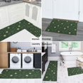 thumbnail image 5 of Dark Green Sun Planet Star Cloud Pattern Kitchen Rugs Sets Of 2,Anti Fatigue Kitchen Mat Rugs Non Slip Washable,Decorative Kitchen Floor Mats for Kitchen,Sink,Laundry,17"x30"+17"x47", 5 of 7