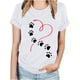 thumbnail image 2 of Fiudx Ofertas Flash Artículos En Oferta Camiseta Informal de Manga Corta con Cuello Redondo y Estampado de Letras a La Moda para Mujer, 2 of 4