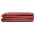 thumbnail image 5 of 2-Pack Twin XL Flat Sheets Only, Microfiber Bed Sheets, 66" x 102" Twin XL Top Sheet Stays Tucked on Deep Mattresses, Twin XL Flat Sheet Set of 2, Marsala, 5 of 5