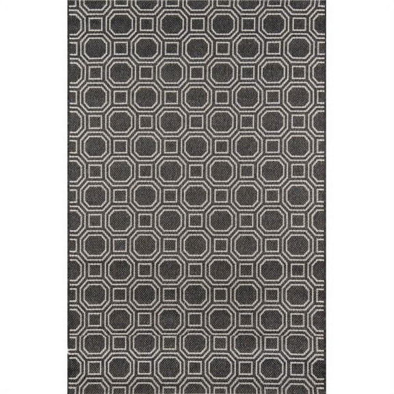 Erin Gates Downeast DOW-1 Charcoal Camden 2' X 6' Runner