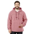 thumbnail image 6 of Stralyhd Cat Pouch Hoodie for Women Cozy Soft Sweatshirts with Large Pocket Sharpa Warm Pet Carrier Hoodie Long Sleeve Small Animal Carrier Pullover Pink XXXL, 6 of 9