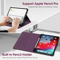 thumbnail image 6 of Fintie Folio Case for iPad Pro 13-inch (M4) 2024, Multi-Angle Viewing Protective Stand Cover with Pencil Holder & Pocket, Auto Sleep/Wake, Purple, 6 of 11