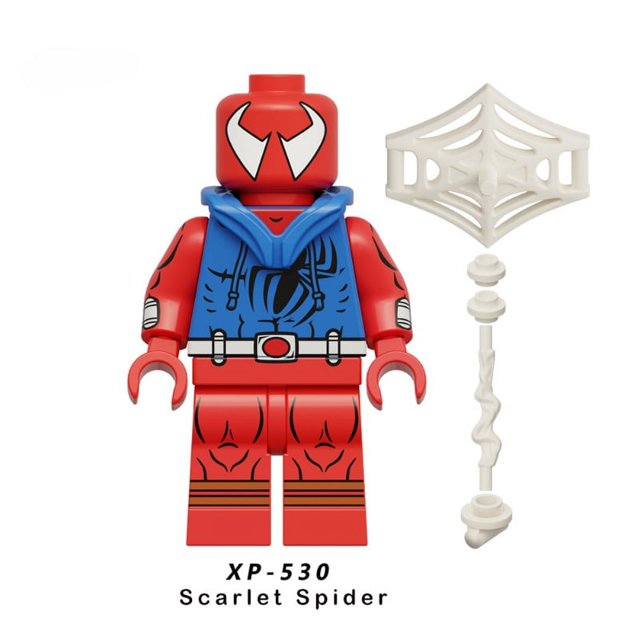 A Través De La Araña-Verso Sentido Ilimitado Noir Spinneret Espectáculo Super Héroes Personaje Acción Mini Bloques De Construcción Figura Juguetes Niños Regalo