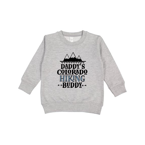 Inktastic Colorado Daddy Hiking Buddy Toddler Sweatshirt