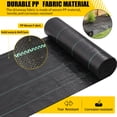 thumbnail image 3 of Driveway Fabric, 6.5x300 ft Road Fabric Commercial Weed Barrier Fabric, Landscape Fabric Heavy Duty 3.5OZ French Drain Fabric for Erosion Control,Landscape Fabric,Weed Barrier,Construction Projects, 3 of 6