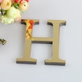 thumbnail image 2 of Gold Decor, Letter, 6inMirrored Finish, Gold Letter Decor, Seasonal Party Accents, 1 Pc, 2 of 2