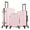 PINK, variant on InUSA Vasty 3-Piece Hardside Luggage Sets with Spinner Wheels, Handle, and Trolley, (20"/24"/28"), Pink