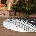 thumbnail image 6 of Pofeuu Piano Keys With Musical Notes Print Christmas Tree Skirt, Merry Christmas Skirt Xmas Tree Ornaments for Xmas Holiday Party Decorations-36", 6 of 7