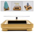 thumbnail image 5 of Solar Display Stand Turntable, Battery Double Used Rotating Display For Jewelry Spinner Watch Hobby Collection Shelf, 5 of 5