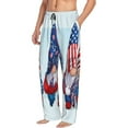 thumbnail image 2 of Balery Men'S Cute Gnomes In Usa1 Pants,Sleepwear Pants,Pajama Pants,Pj Bottoms Drawstring And Pockets-Small, 2 of 9