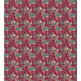 thumbnail image 3 of Ambesonne Floral Duvet Cover Sets, Folklore Flowers, 2-King, Peach Dark Coral, 3 of 7