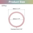 thumbnail image 2 of 5Pcs Magnetic Adapter Ring, Magnetic Wireless Charger Conversion Kit, Rose Gold, 2 of 8