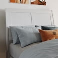 thumbnail image 2 of Leo & Lacey Lit Plateforme en Bois avec Rangement Portland Simple TG, Blanc, 2 of 9