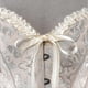 thumbnail image 4 of Szivyshi Women's Overbust Sweetheart Lace Up Plastic Bones Corset Bustier Top, 4 of 4