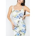 thumbnail image 4 of Floral Square Neck Bodycon Dress S, 4 of 10
