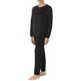 thumbnail image 4 of Secret Treasures Women’s and Women’s Plus Super Soft Velour Raglan Sleeve Top and Pant Pajama Set, 4 of 5