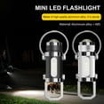 thumbnail image 3 of QHUDLV Emergency PowerBank Keychain Flashlight3 in 1, Red/Blue/White Strobe, 1200mAh Flashlight USB-C Portable for Emer Charging,, 3 of 5