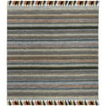 thumbnail image 4 of SAFAVIEH Montauk Lorenzo Striped Cotton Area Rug, Blue/Multi, 6' x 6' Square, 4 of 8