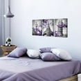 thumbnail image 6 of Visual Art Decor 12x16 Inch Framed Modern Purple Paris Eiffel Tower Canvas Art Prints, 6 of 10