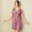 Purple, variant on Ladies Nightgowns Plus Size Sleeveless Mesh Lace Sheer Cozy Summer Sling Midi Night Gowns Solid V Neck Loose Casual Soft Pajamas Sleepwear Fashion Elegant Women's Nightdress Black 3XL
