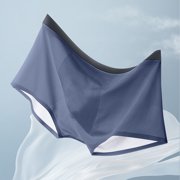 Mens Organic Latex Trunks - Support Pouch Comfortable Breathable Seamless Underwear Extra Breathable Microfiber Boxer Briefs for Men