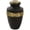 Coal & Pure Gold, variant on Aluminum Handcrafted Urn - Elegant Keepsake Holder for Adult Human Ashes (Powder Pink & Silver)