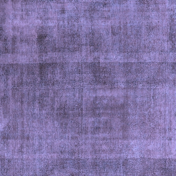Ahgly Company Indoor Square Oriental Blue Industrial Area Rugs, 4' Square