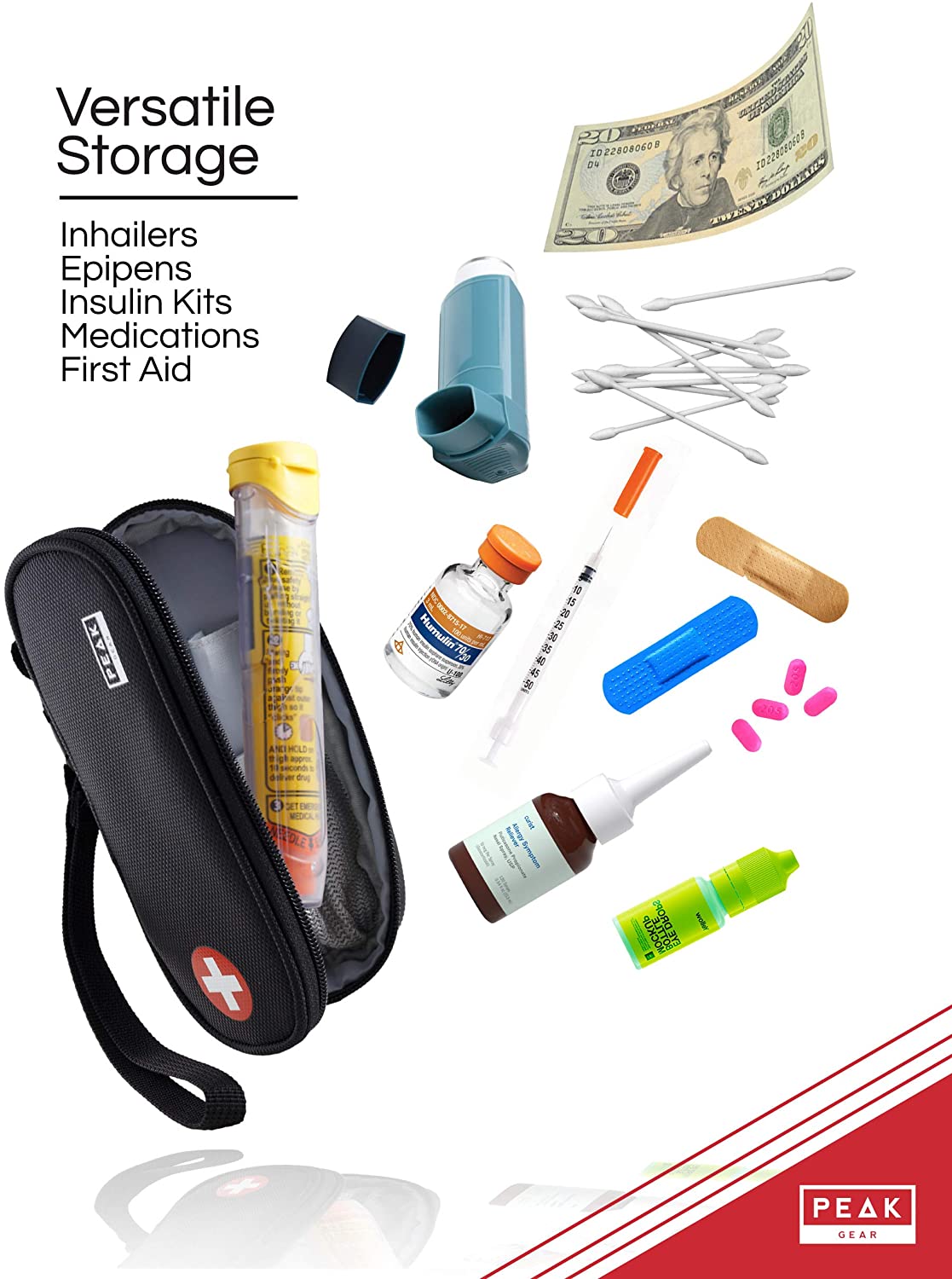 Fintie Epipen Medical Carrying Case – Hard Shell EVA Travel Organizer Bag For Medication
