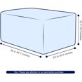 thumbnail image 3 of Housse de Protection Extensible pour Ottoman de Rangement Surdimensionné en Spandex Élastique Rectangulaire, pour Meubles dans le Salon, 3 of 4