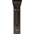 thumbnail image 3 of Ekena Millwork 2"W x 8"D x 8"H Stockport Steel Bracket, Hammered Brown, 3 of 12
