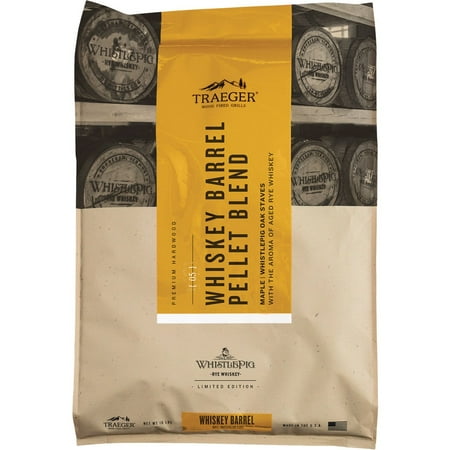 1PACK Traeger 18 Lb. Whiskey Wood Pellets