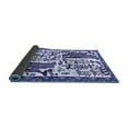thumbnail image 2 of Ahgly Company Indoor Square Animal Blue Traditional Area Rugs, 6' Square, 2 of 4