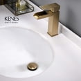 thumbnail image 2 of Kenes Desagüe Para Fregadero De Baño Emergente De Oro Cepillado Con Desbordamiento, Conjunto De Drenaje Para Fregadero De Baño Con Colador, Desagüe Emergente, Lavabo, Lavabo, Tapón De Drenaje Emergent, 2 of 5