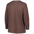 thumbnail image 3 of Women's '47 Brown Cleveland Browns Plus Size Honey Cat SOA Long Sleeve T-Shirt, 3 of 3