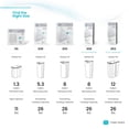 thumbnail image 3 of Home Zone Living Code 45S Drawstring Kitchen Trash Bags Custom Fit for 12 Gallon Bins, 30-Count, 3 of 7
