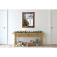thumbnail image 3 of DecorShore  | Handcrafted Vintage Floral Pattern Brown Rectangular Real Wood Mirror, 3 of 7