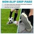 thumbnail image 3 of 4Pack Soccer Socks Men Anti Slip Football Socks Anti Slip Blister Sport Socks, 3 of 6