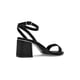 thumbnail image 2 of Sandalia con Tacón Exterior Sintético Color Negro Para Mujer De RBCOLLECTION, 2 of 2