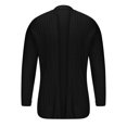 thumbnail image 5 of HOOMEUMY Mens Cardigan Knitted Sweaters Slim Fit Design Casual Workout Drop Shoulder Clothes Fashion 2025 Trendy Classic Solid Coat Front Open Jacket Black XL, 5 of 6