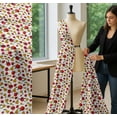 thumbnail image 5 of Soimoi White Cotton Poplin Fabric Mix Fruit Print Sewing Fabric Yard 58 Inch Wide, 5 of 7
