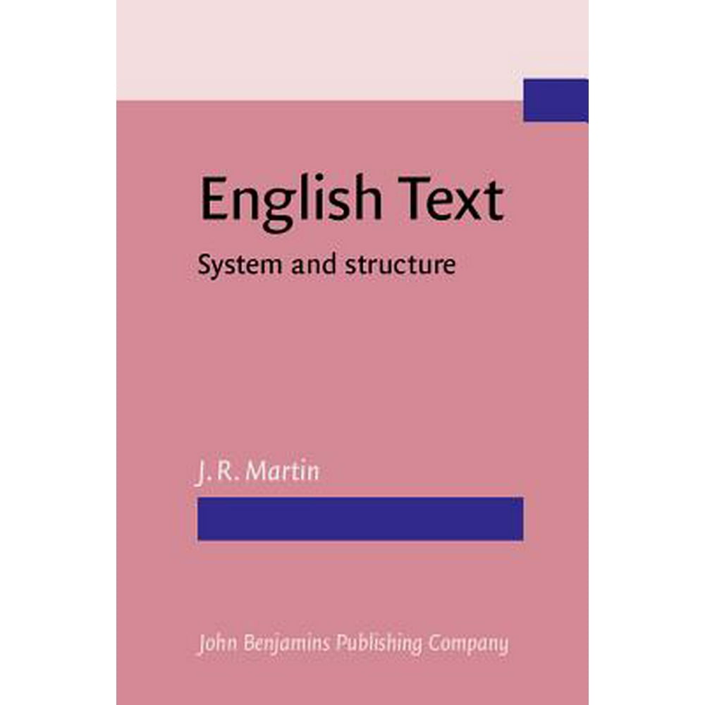 System txt. John Benjamins Publishing Company.