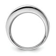 thumbnail image 2 of Sterling Silver Rhodium-plated Textured and Polished Ring QR6132, 2 of 5