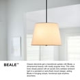 thumbnail image 3 of 83773BK Lark Beale - 28W 2 LED Medium Flush Mount-8.25 Inches Tall and 14 Inches Wide-Black Finish, 3 of 12