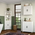 thumbnail image 4 of RiverRidge Monroe 2-Door Bathroom Medicine Cabinet Laundry Wall Shelf Storage - White, 4 of 12