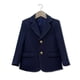 thumbnail image 2 of Odeerbi Chaqueta de Blazer de Chicos y Niñas Con Muesca de Solapa Botón de Metal Blanco Costurado Uniforme Escolar Chaqueta de Traje Formal, 2 of 6